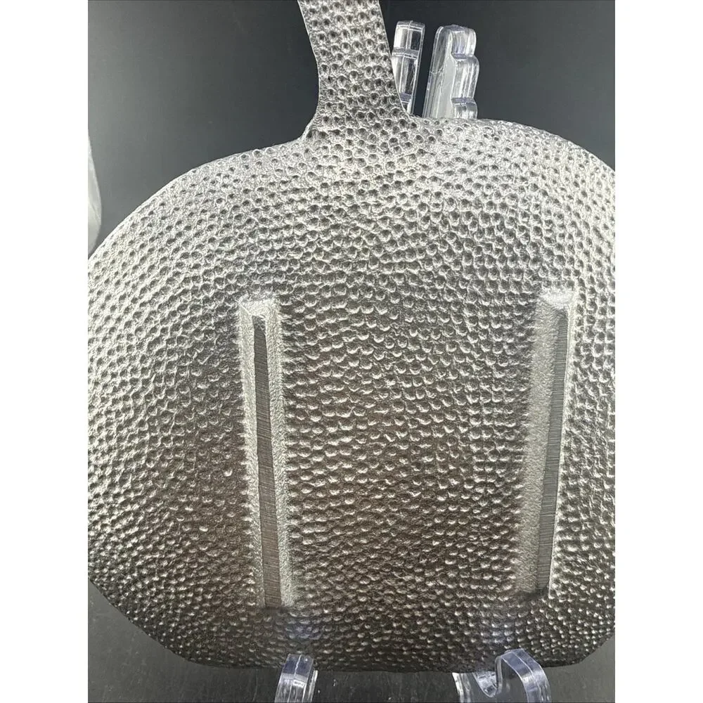 Vintage IHI India Cast Aluminum Pumpkin Shaped Tidbit Cheese Platter Serving Dis